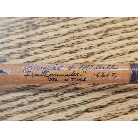 VINTAGE WRIGHT & MCGILL CO. EAGLE CLAW "TRAILMASTER" SPIN/FLY ROD 6 1/2ft - Picture 7 of 8